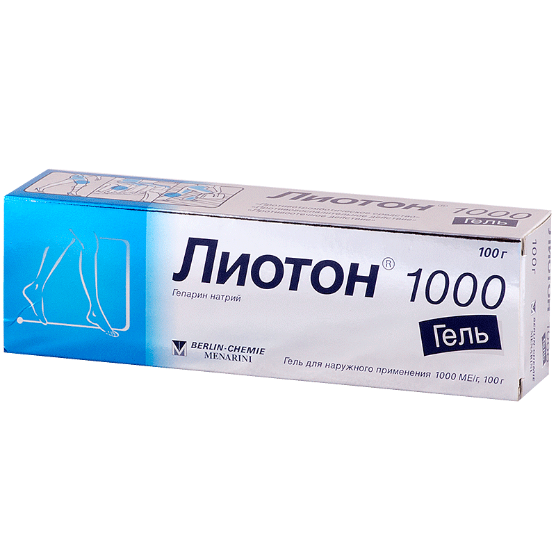 Лиотон 1000 гель д/наруж.прим.туба 100г