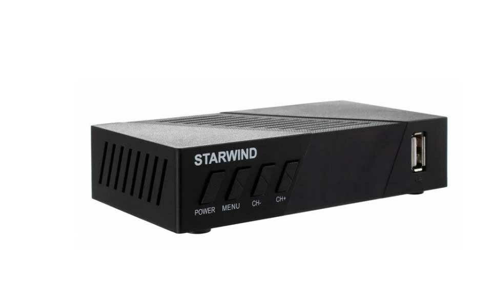TV-тюнер DVB-T2 Starwind CT-140, черный
