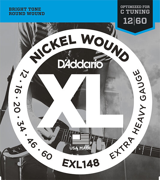 Струны для электрогитары 12-60 D'ADDARIO EXL148