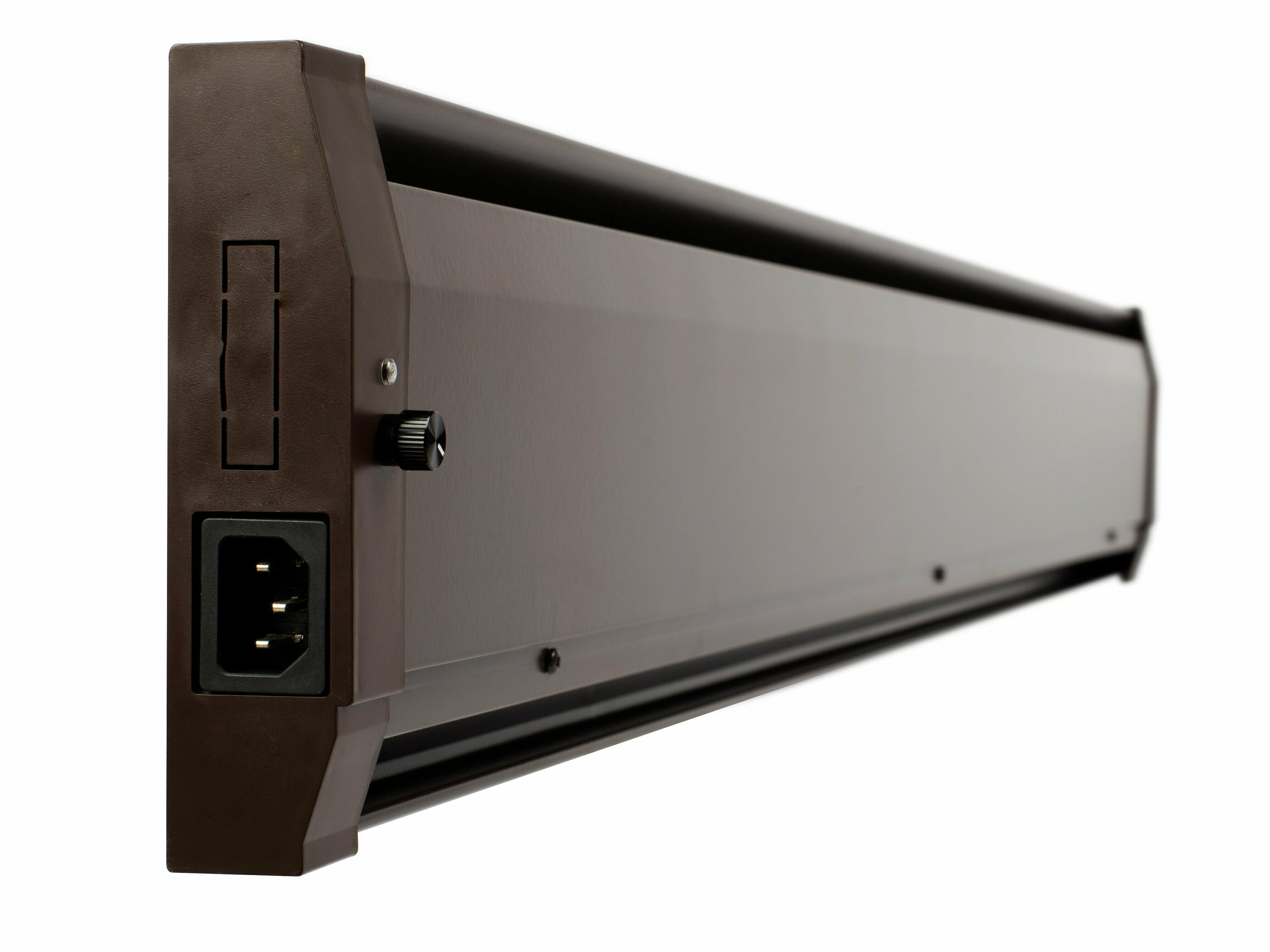 Плинтусный обогреватель Mr.Tektum Smart-Roll 800Вт 2,1м темно-коричневый подключение слева - фотография № 2