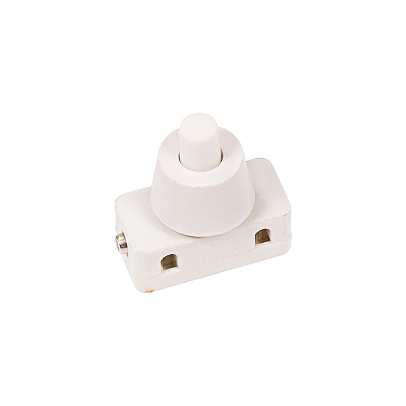 Rexant Выключатель-кнопка 250V 2А (2с) ON-OFF белый (для настольной лампы) REXANT