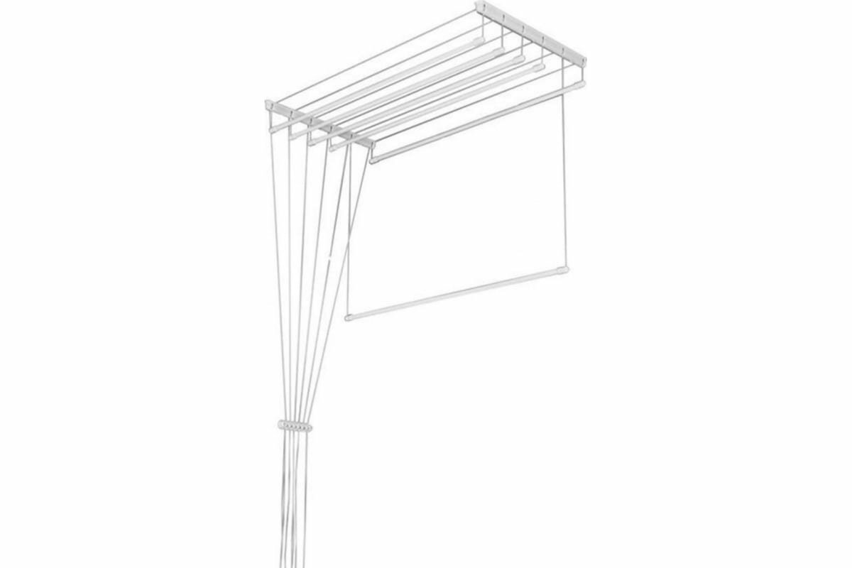 ЛакМет Сушилка для белья "Лиана", потолочная, 6 линий, 1.3м. 115514 - фотография № 5