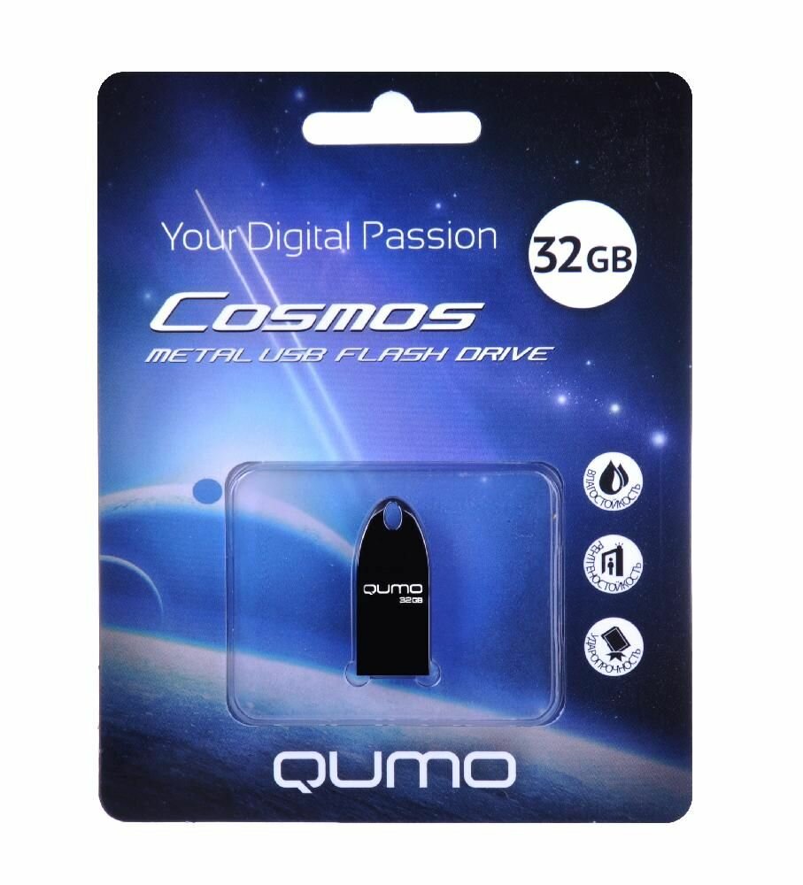 Флешка QUMO USB 2.0 32GB Cosmos QM32GUD-Cos-d Dark