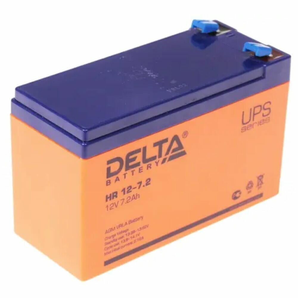 Батарея Delta HRL 12-7.2 12V 7.2Ah (Battery replacement APC rbc2 rbc5 rbc12 rbc22 rbc32 151мм/94мм/65м)