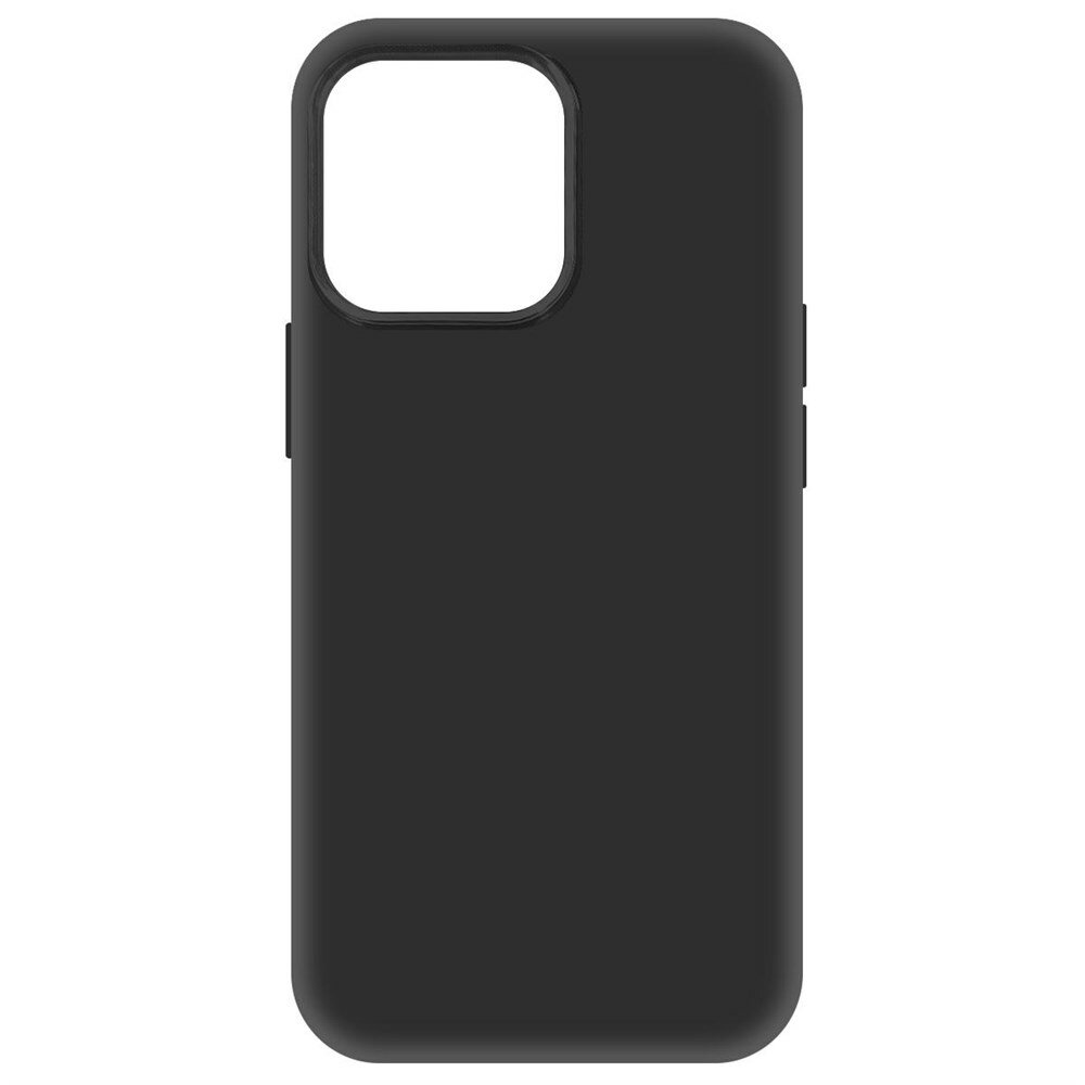 Чехол-накладка Krutoff Soft Case для iPhone 14 Pro Max черный