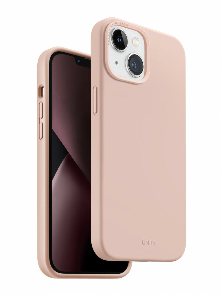 Чехол для iPhone 14 Plus Uniq LINO Pink (Magsafe) (IP6.7M(2022)-LINOHMPNK)