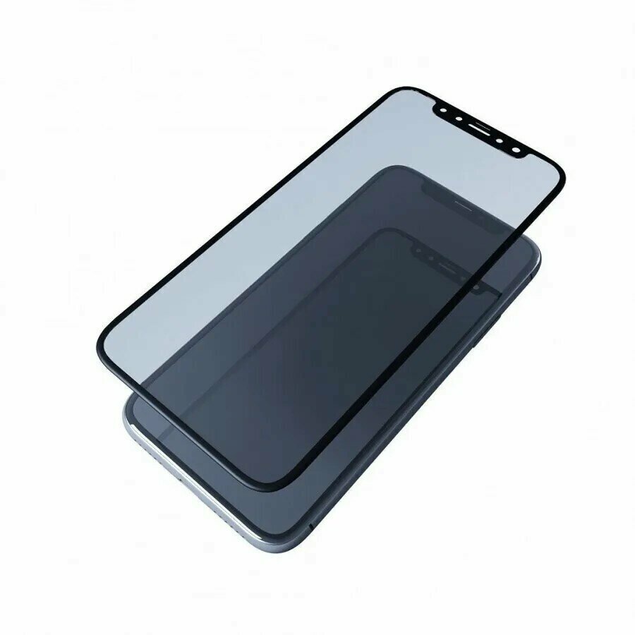 Защитное стекло для смартфона Itel A48, Черное, Салфетки в комплекте