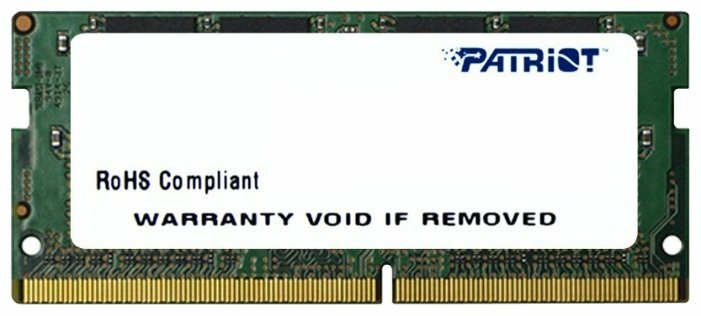 PATRIOT Модуль памяти для ноутбука SODIMM 16GB PC19200 DDR4 PSD416G24002S PATRIOT