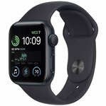 Умные часы Apple Watch Series SE Gen 2 40 мм Aluminium Case, midnight Sport Band - изображение