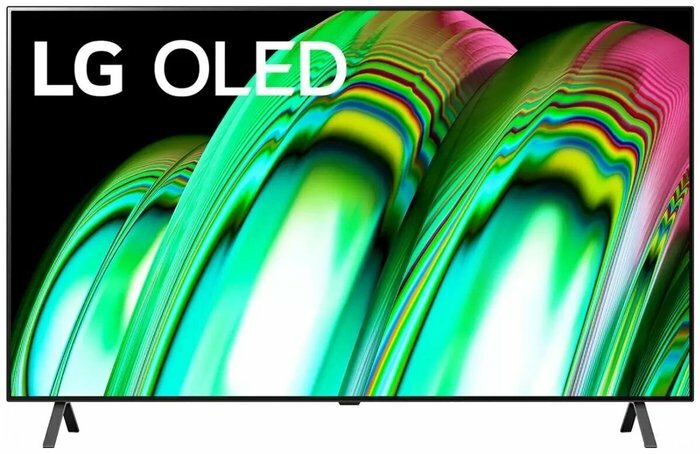 Телевизор LG OLED55A26LA.ARUB, темно-серый