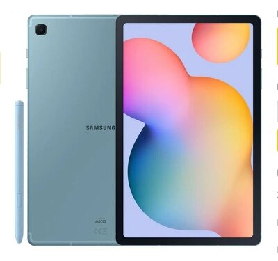 Планшет Samsung Galaxy Tab S6 Lite 10.4 SM-P610 (2020) 4 ГБ/64 ГБ, Wi-Fi, со стилусом голубой