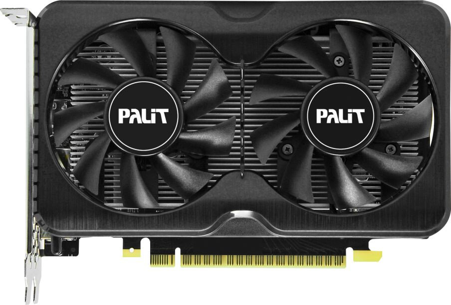 Видеокарта Palit PCI-E PA-GTX1630 DUAL 4G NVIDIA GeForce GTX 1630 4096Mb 64 GDDR6 1410/12000 HDMIx1 DPx2 HDCP Ret