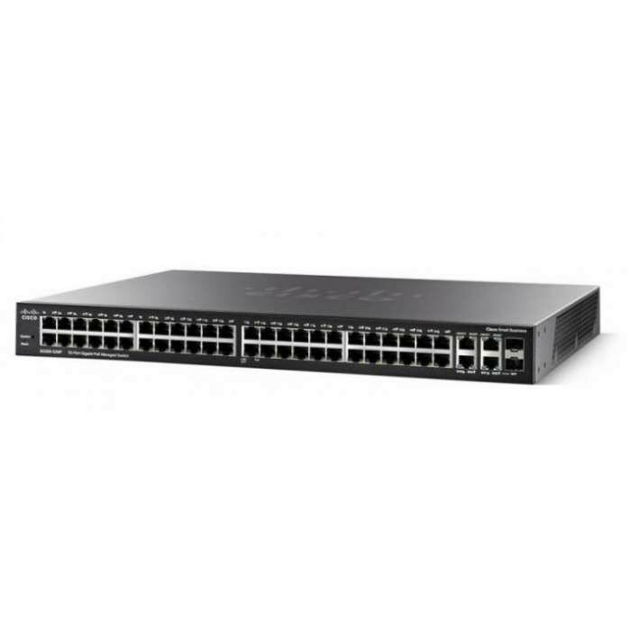 Коммутатор Cisco SG350X-48P 48-port Gigabit POE Stackable Switch