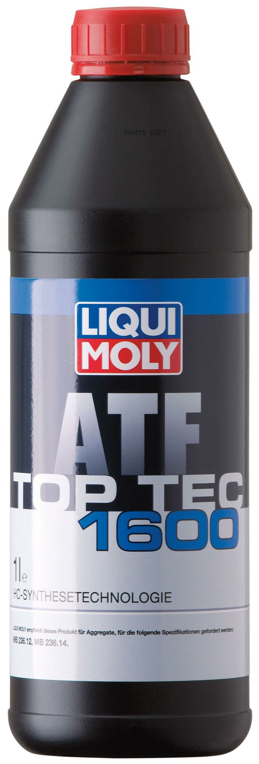 LIQUI MOLY 8042 LiquiMoly Top Tec ATF 1600 (1L)+_масло трансмиссионное !синт. для АКПП\ MB 236.12/236.14