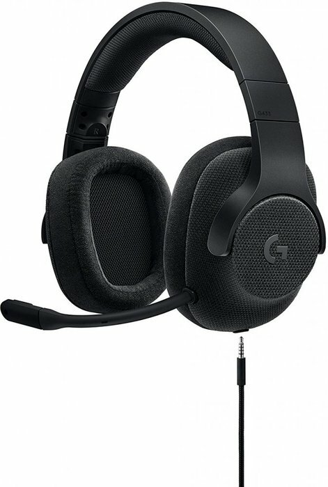 Наушники с микрофоном Logitech Gaming Headset G433 Triple Black (981-000668)