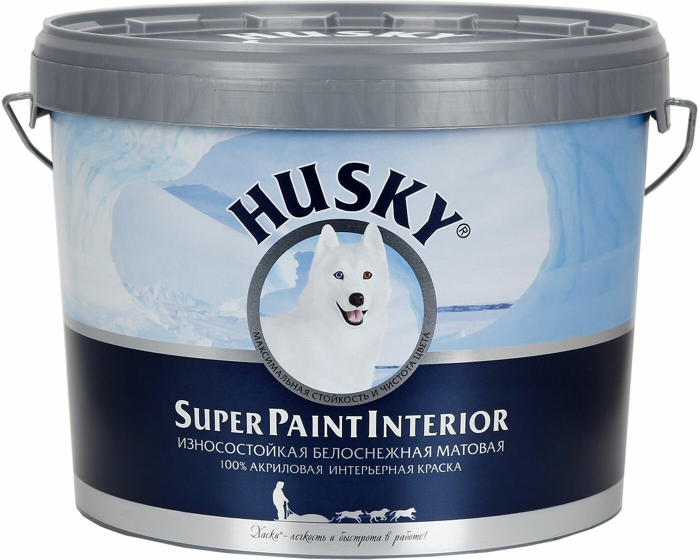 Краска интерьерная HUSKY Super Paint Interior матовая колеруемая 10 л