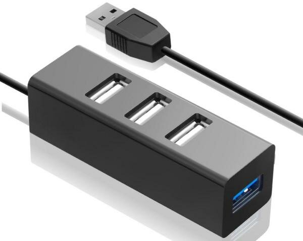 Концентратор USB 3.0 GINZZU GR-339UB 1 х USB 3.0 3 x USB 2.0 черный