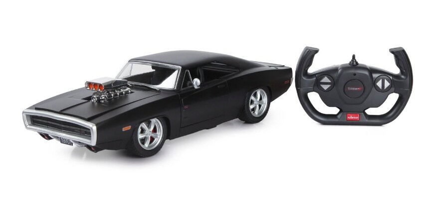 Машинка на радиоуправлении Rastar Dodge Charger USB (арт.99070), 1:16, черная