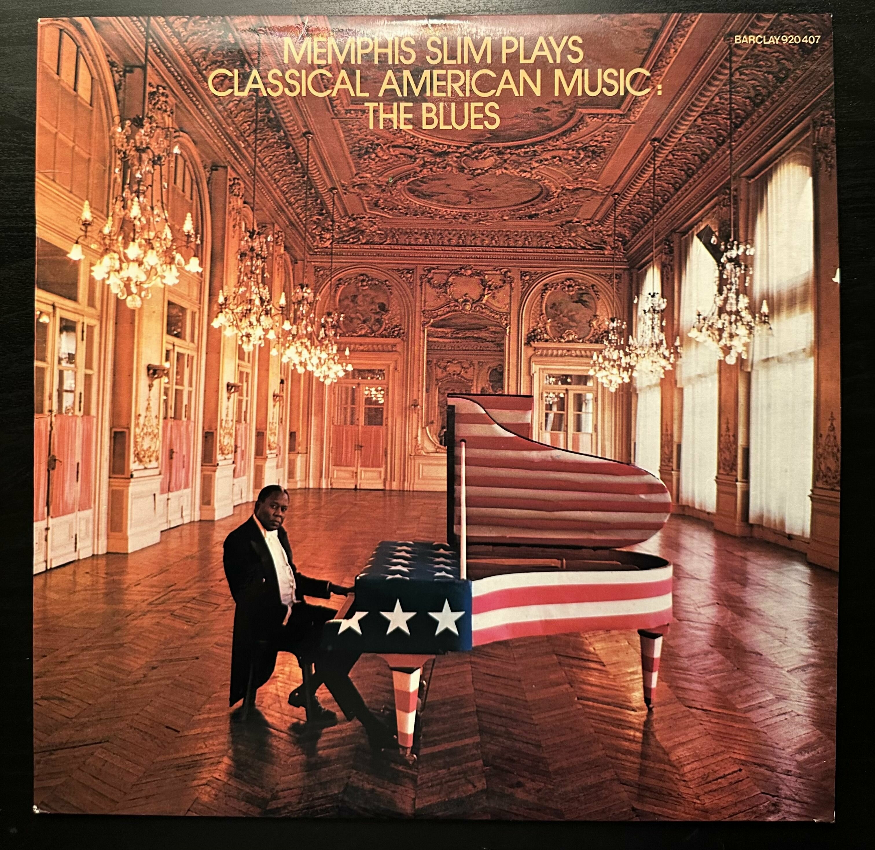 Виниловая пластинка Memphis Slim Memphis Slim Plays Classical American Music: The Blues (Франция 1973г.)