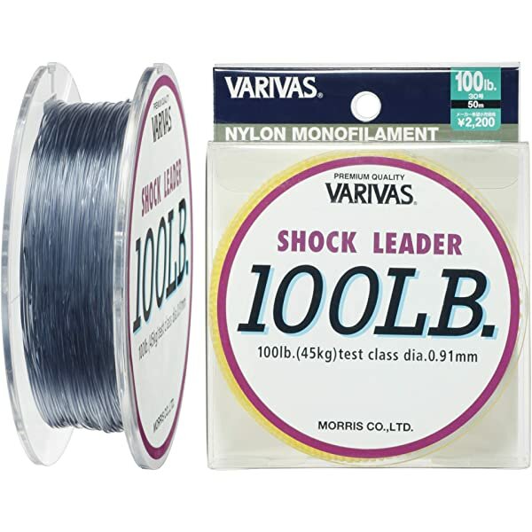 Varivas Лидер морской Shock Leader Nylon 0.81мм 90lb #24