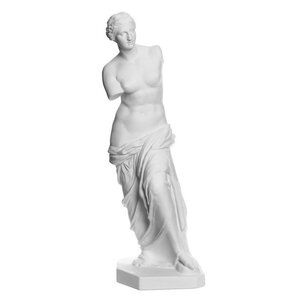 Фото Мастерская Экорше Гипсовая фигура, Статуя Венеры Милосской, 27,5 х 27,5 х 74 см