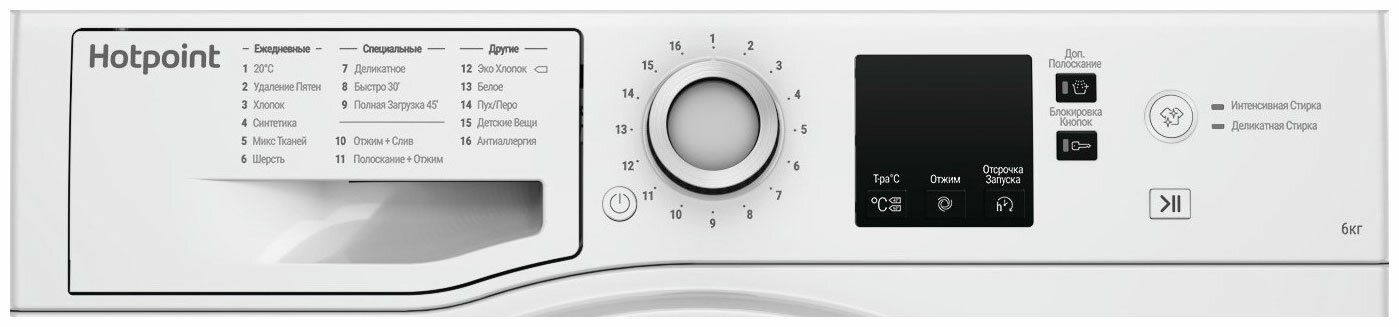 Стиральная машина Hotpoint NSS 6015 W RU - фотография № 2