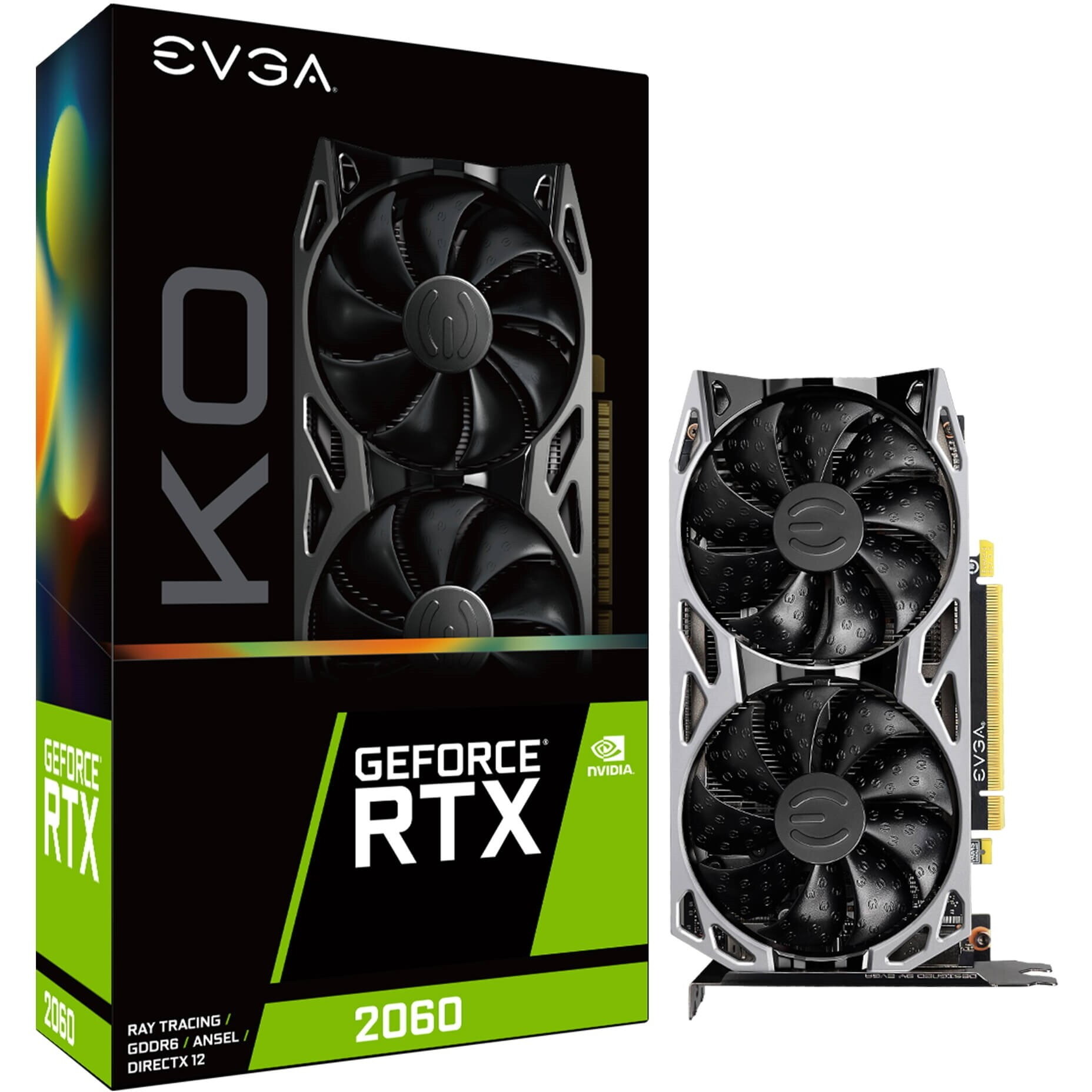 Видеокарта EVGA GeForce RTX 2060 KO GAMING