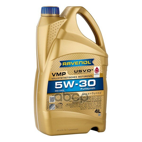 Синтетическое моторное масло RAVENOL VMP SAE 5W-30