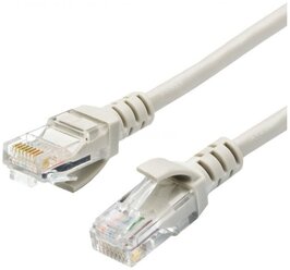 Atcom Патч-корд UTP 5e кат. Atcom AT9061 с разъемами RJ-45, серый (0.3м)