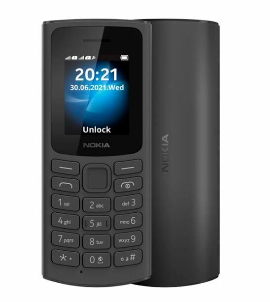 Nokia 105 4G DS TA-1378 Black .