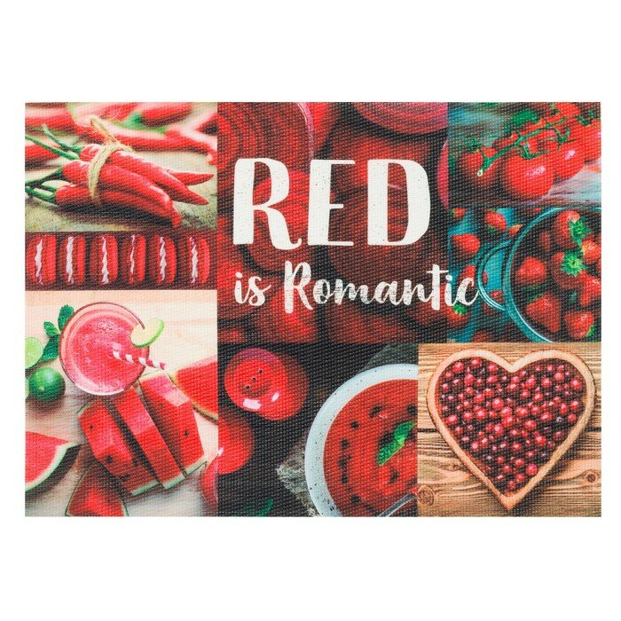 Салфетка на стол "RED is Romantic" 29*40 см - фотография № 2