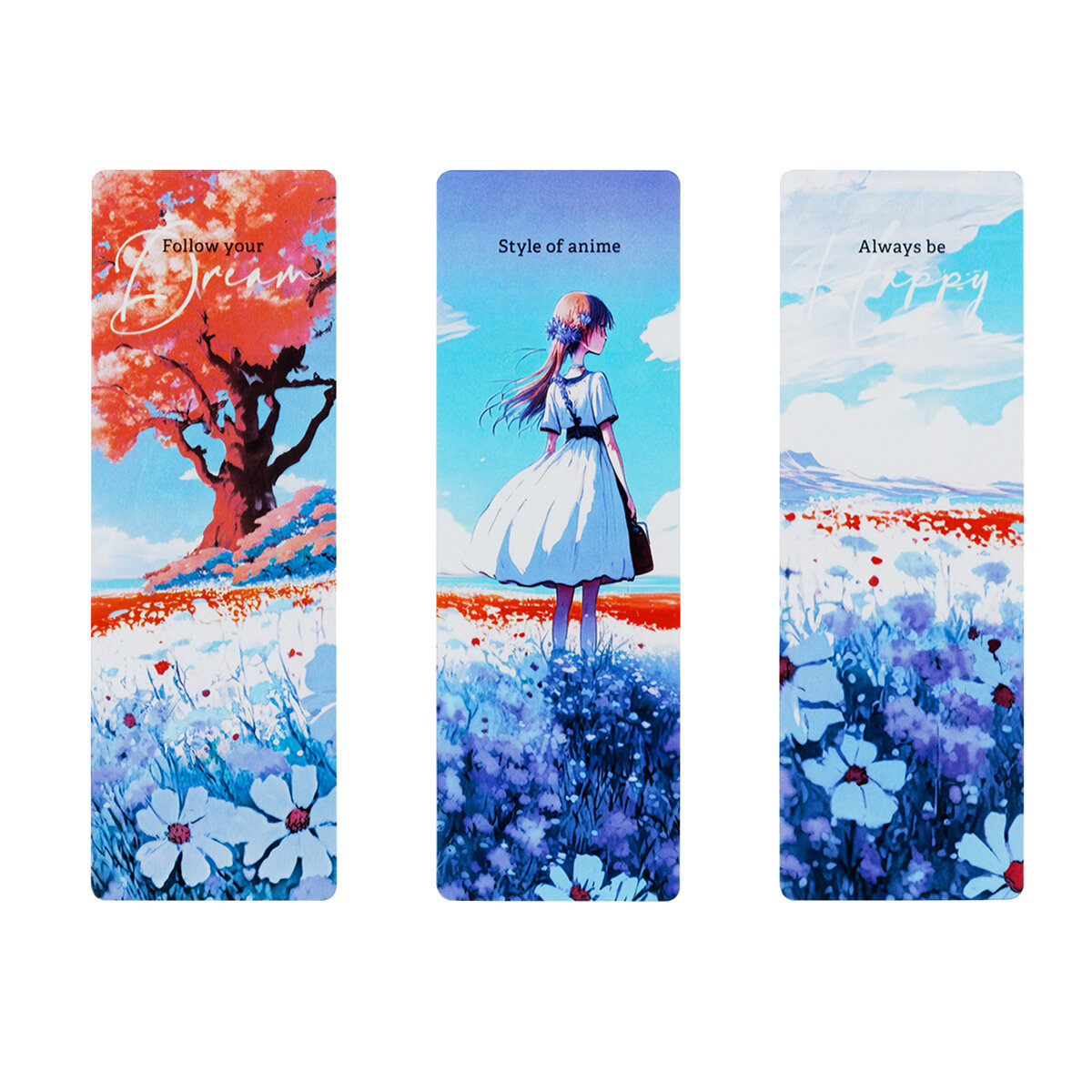 Закладки для книг 3шт. MESHU "Blooming dream" - 7 шт.
