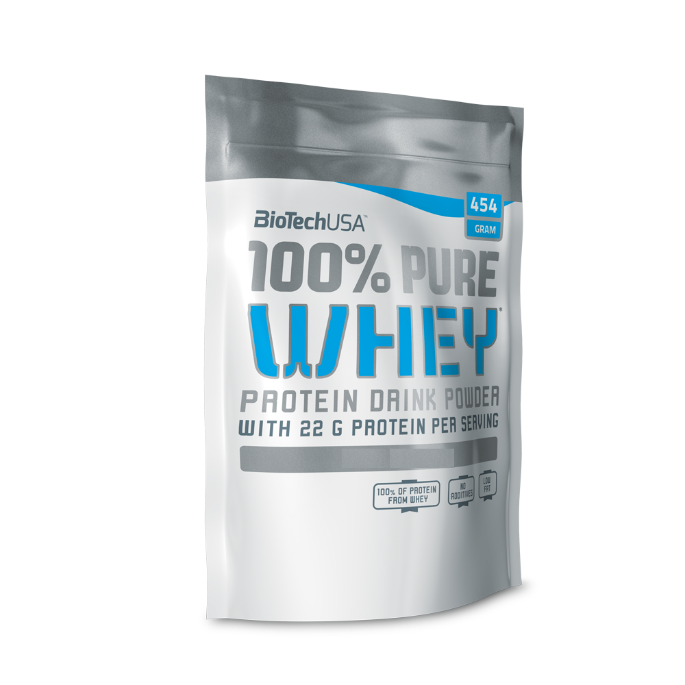 Сывороточный протеин BioTechUSA 100% Pure Whey 454 г. Соленая карамель