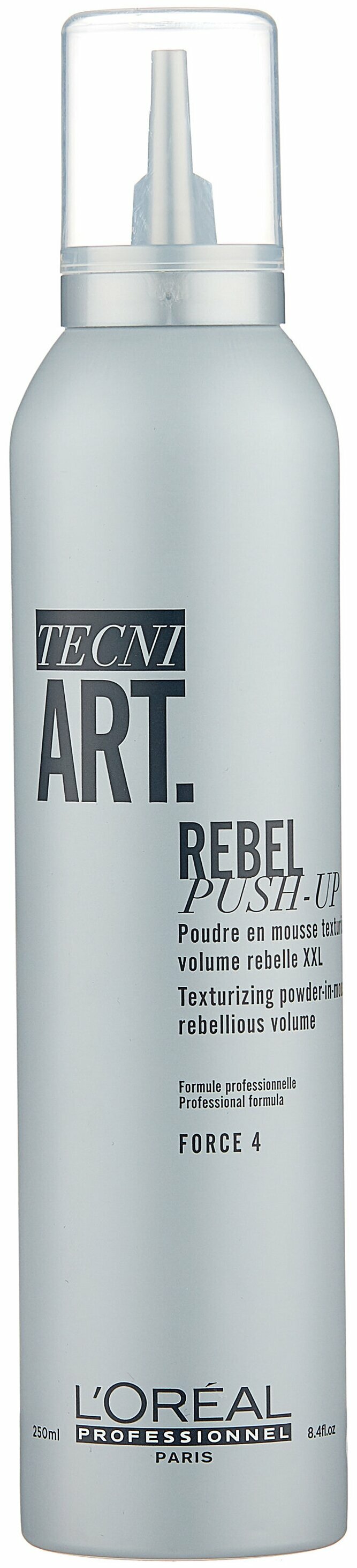 Мусс для волос для объема L'Oreal Professional Tecni.Art Rebel Push-up пудровый 250 мл