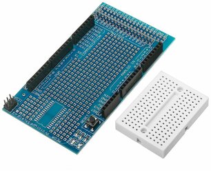 Плата расширения Arduino MEGA 2560 с макетной платой (Ф)