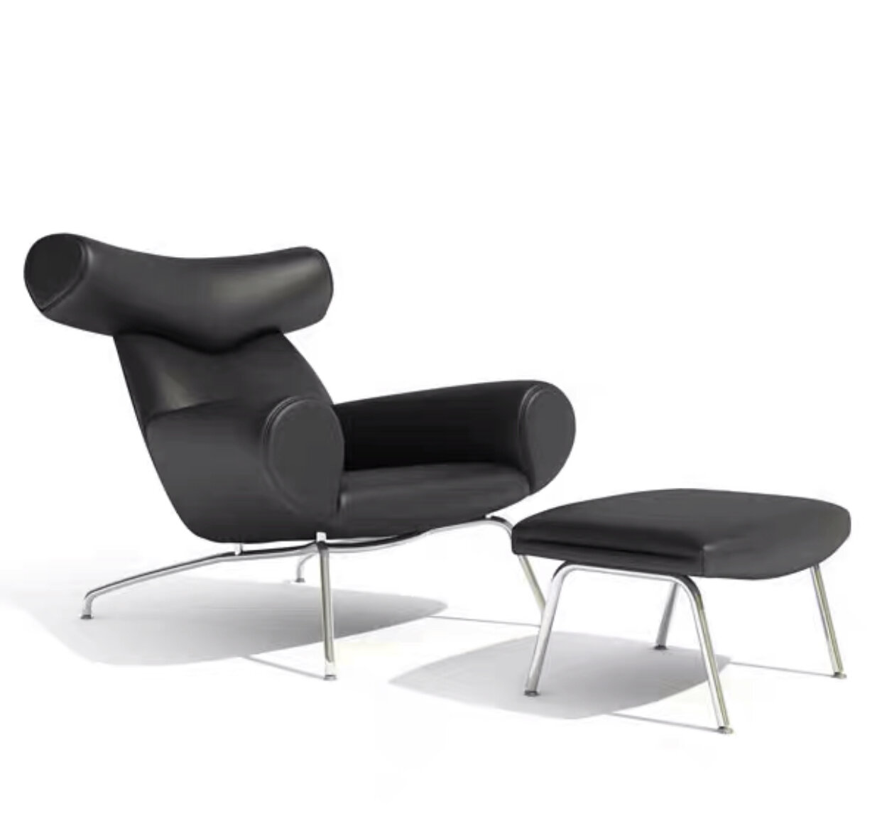 Кресло в стиле Wegner Ox armchair (белый микроволокно) - фотография № 4