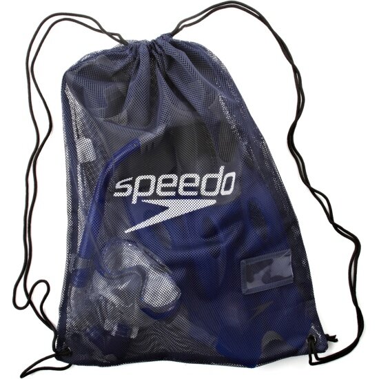 Мешок для мокрых вещей Speedo EQUIP MESH BAG XU NAVY синий 8-074070002, one size