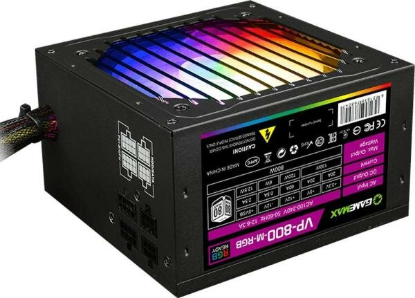 БП ATX 800 Вт GameMax VP-800-RGB-MODULAR