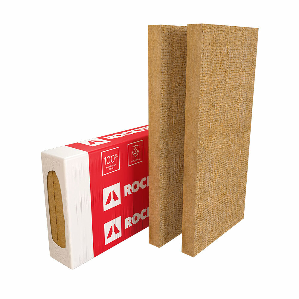 Утеплитель Rockwool Фасад Баттс Оптима 100х600х1000 мм 1,8 кв.м