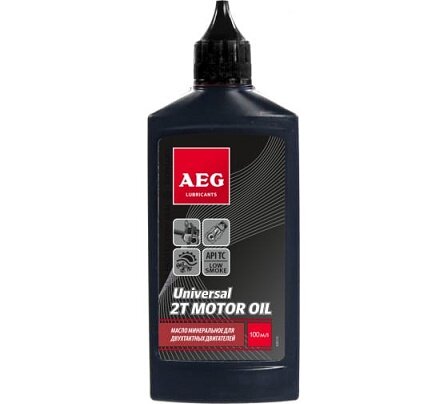 Масло 2-х тактное AEG Universal Motor Oil API TC 100мл минеральное