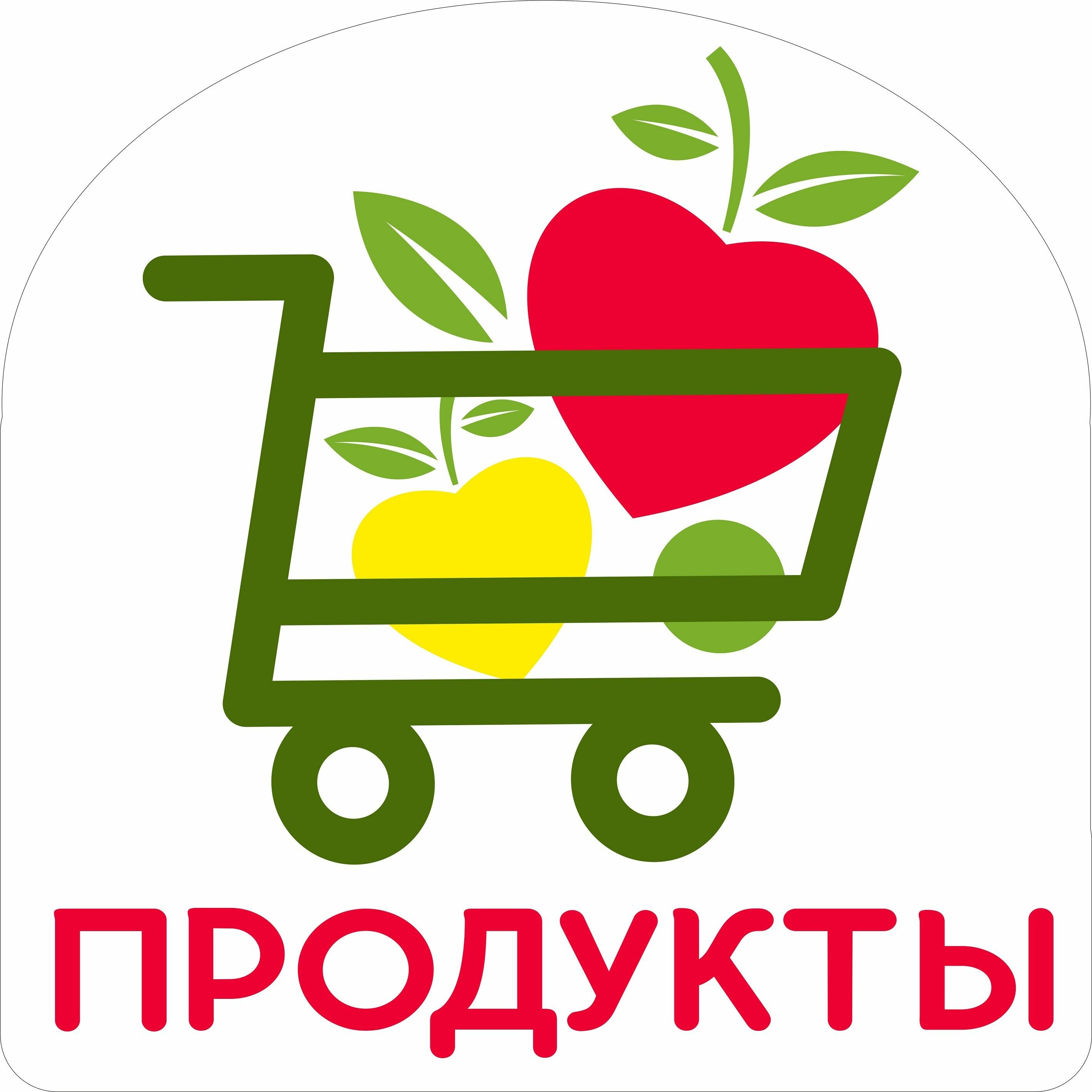 Лайтбокс. "Продукты". Световой короб. Вывеска. Объемный световой короб с подсветкой