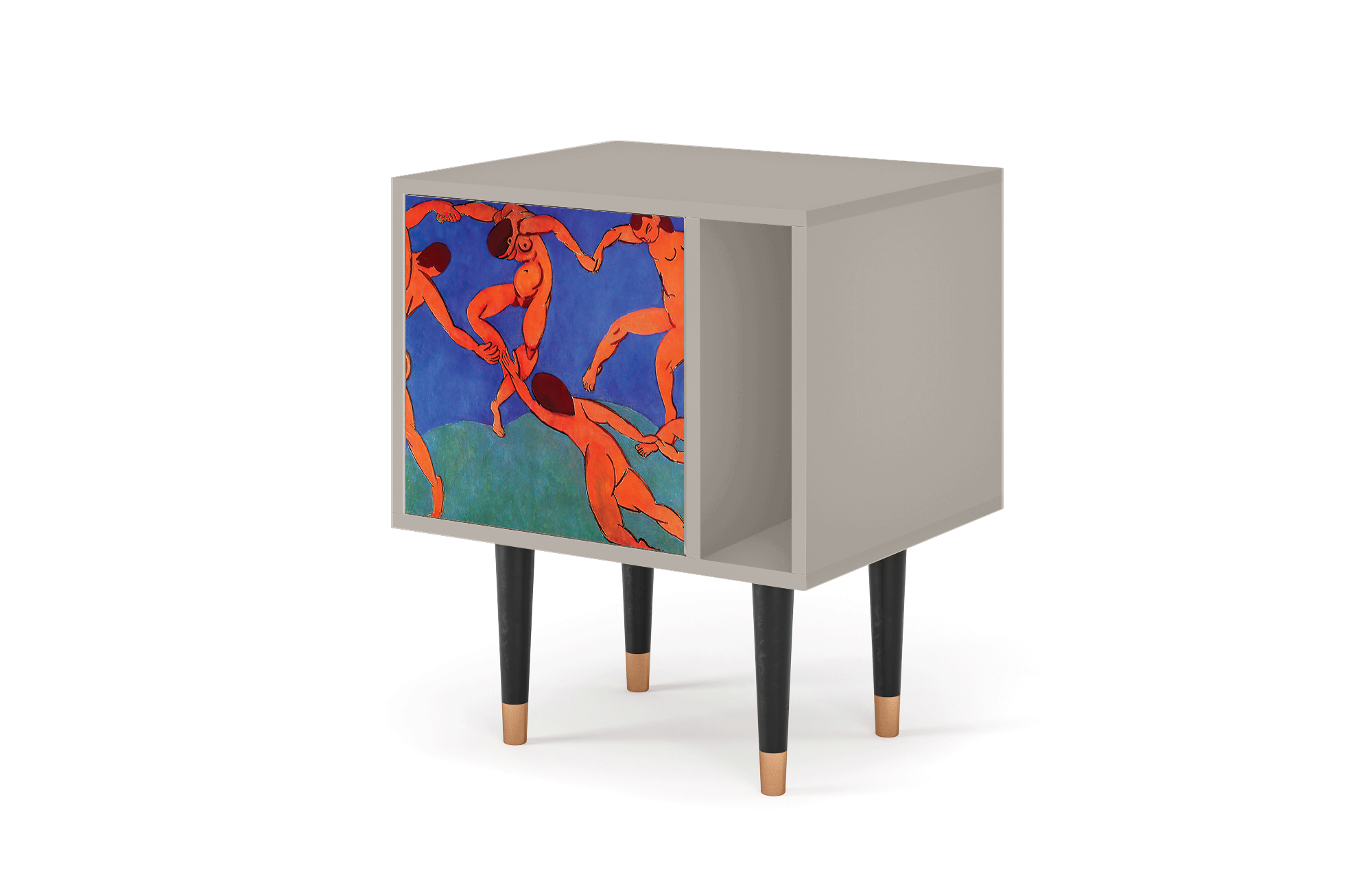 Прикроватная тумба - STORYZ - S2 The Dance by Henri Matisse , 58 x 69 x 48 см, Сатин - фотография № 3