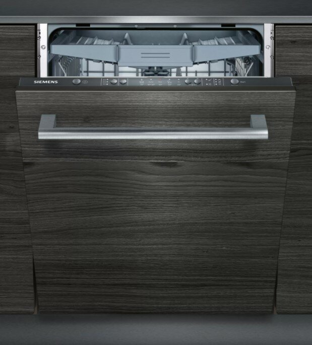 Встраиваемая посудомоечная машина Siemens/ загрузка на 13 комплектов посуды, электронное управление, 5 программ, 59.8x55x81.5 см, черный цвет, сушка: - фотография № 1