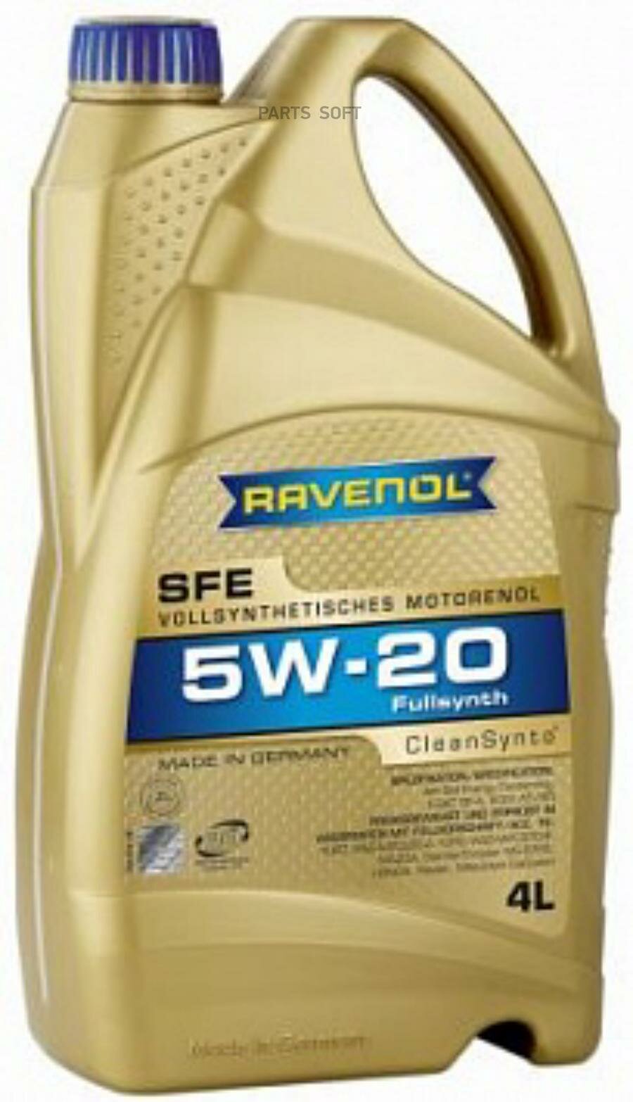 RAVENOL 1111110-004-01-999   RAVENOL Super Fuel Economy SFE SAE 5W-20 ( 4) new