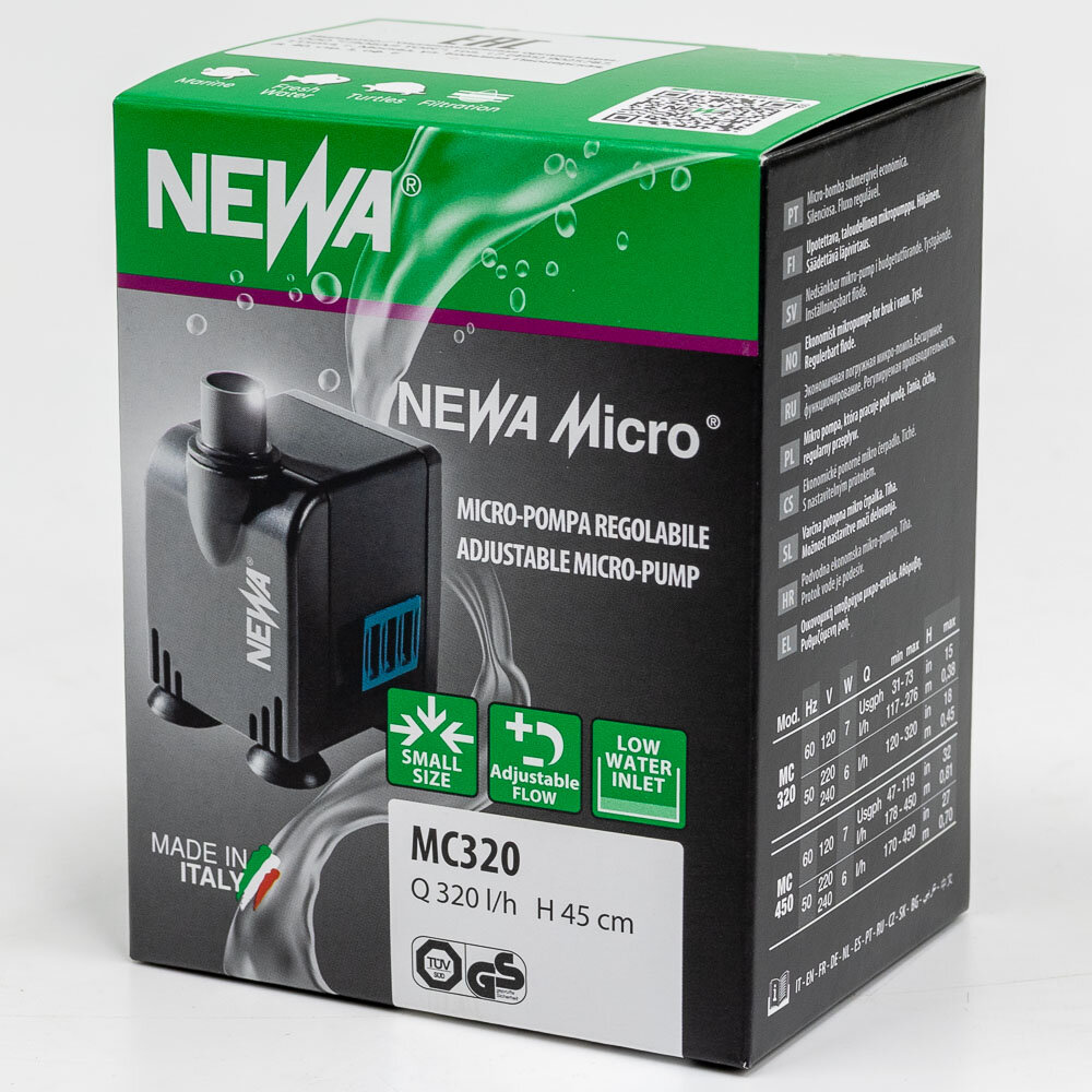 Помпа погружная для аквариума Newa Micro MC320 микронасос - фотография № 3