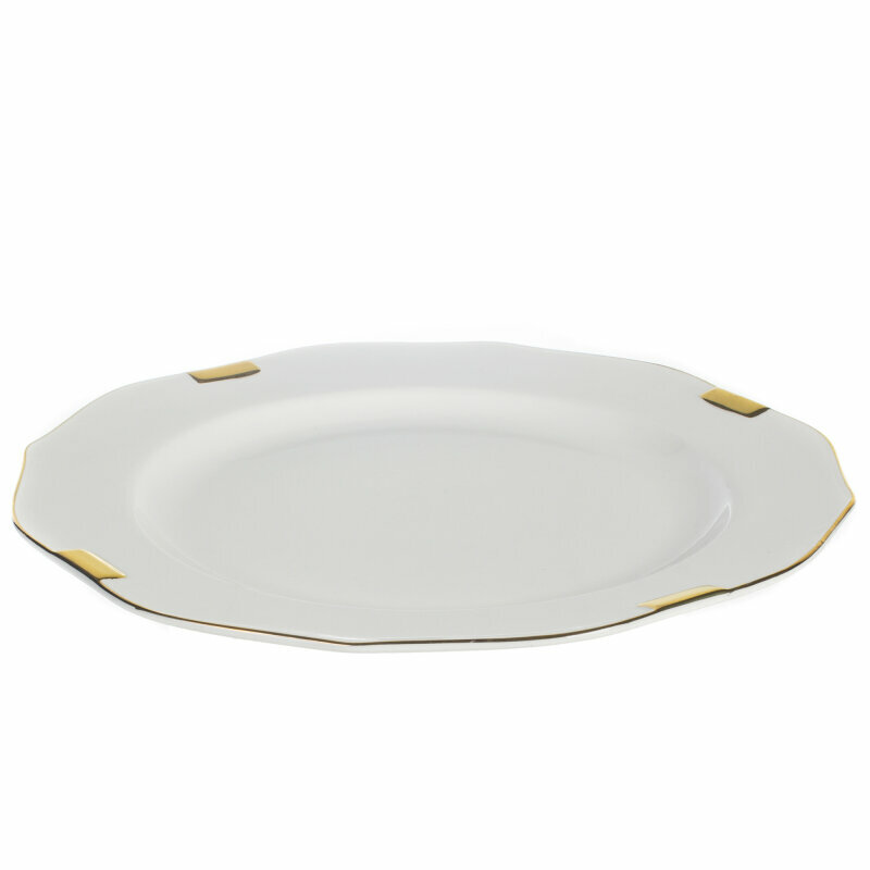 Блюдо BEST HOME PORCELAIN Золотая классика, 26,5*26,5*2 см (M1480091)