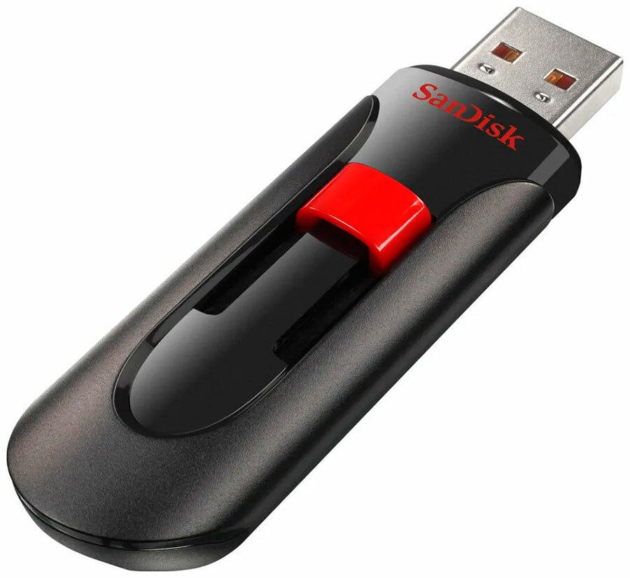 Флеш-накопитель Sandisk USB Flash Cruzer Glide 3.0 256 Gb пластик черный