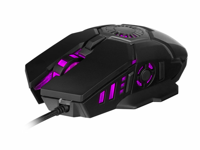 Игровая мышь / Компьютерная мышь SVEN RX-G880 / 6+1кл. / 400-7000 DPI / ПО / вентилятор / подсветка / игров. упак