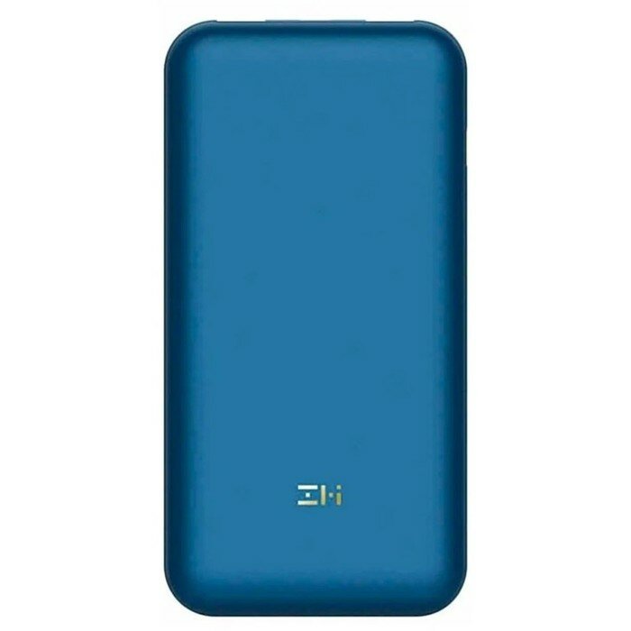 ZMI Внешний аккумулятор Xiaomi Mi ZMI QB823, 20000 мАч, 6 А, 65 Вт, 2 USB, USB-C, синий