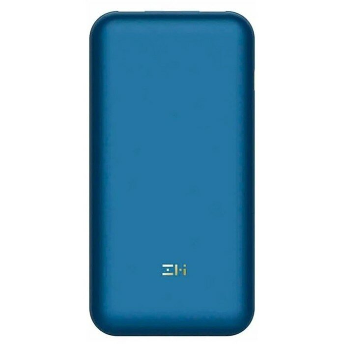 ZMI Внешний аккумулятор Xiaomi Mi ZMI QB823, 20000 мАч, 6 А, 65 Вт, 2 USB, USB-C, синий